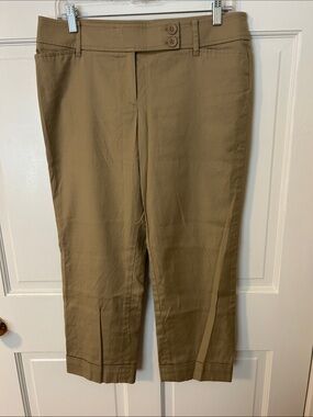 LOFT Khaki Cropped Pants - Marisa fit - 8